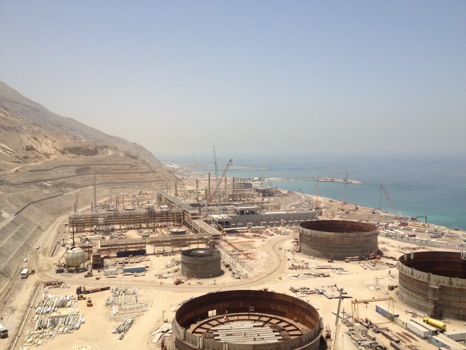 Coastal industrial project